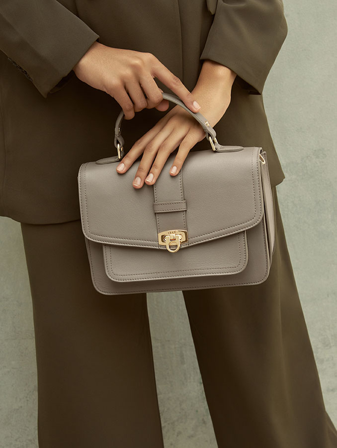 VERA Alexa, leather handbag and crossbody bag