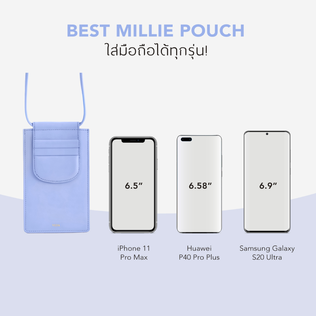 Best Millie Pouch - Size with Phone