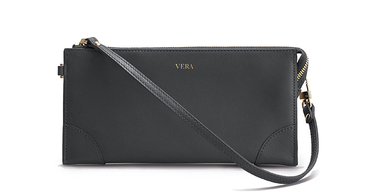 VERA Best Millie Wallet in Charcoal