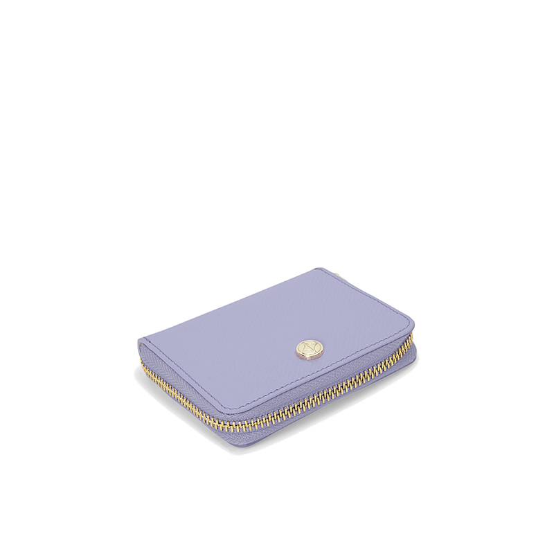 VERA Emily Zipped Wallet in Charming Purple