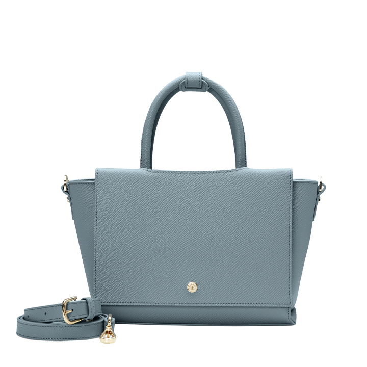 VERA Heidi leather handbag size 28 in Cloud color, กระเป๋าหนังแท้ VERA Heidi ไซส์ 28 สี Cloud