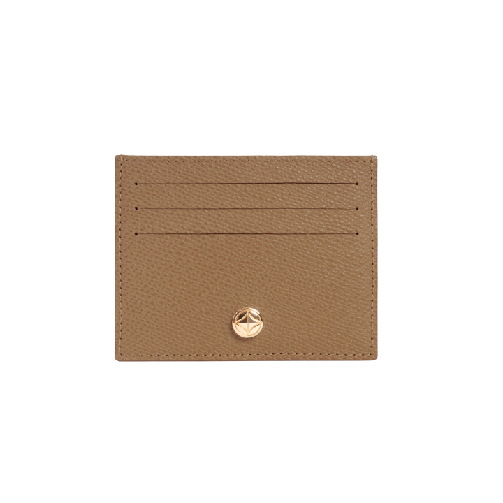 VERA Petite Card Holder in Toasted Brown