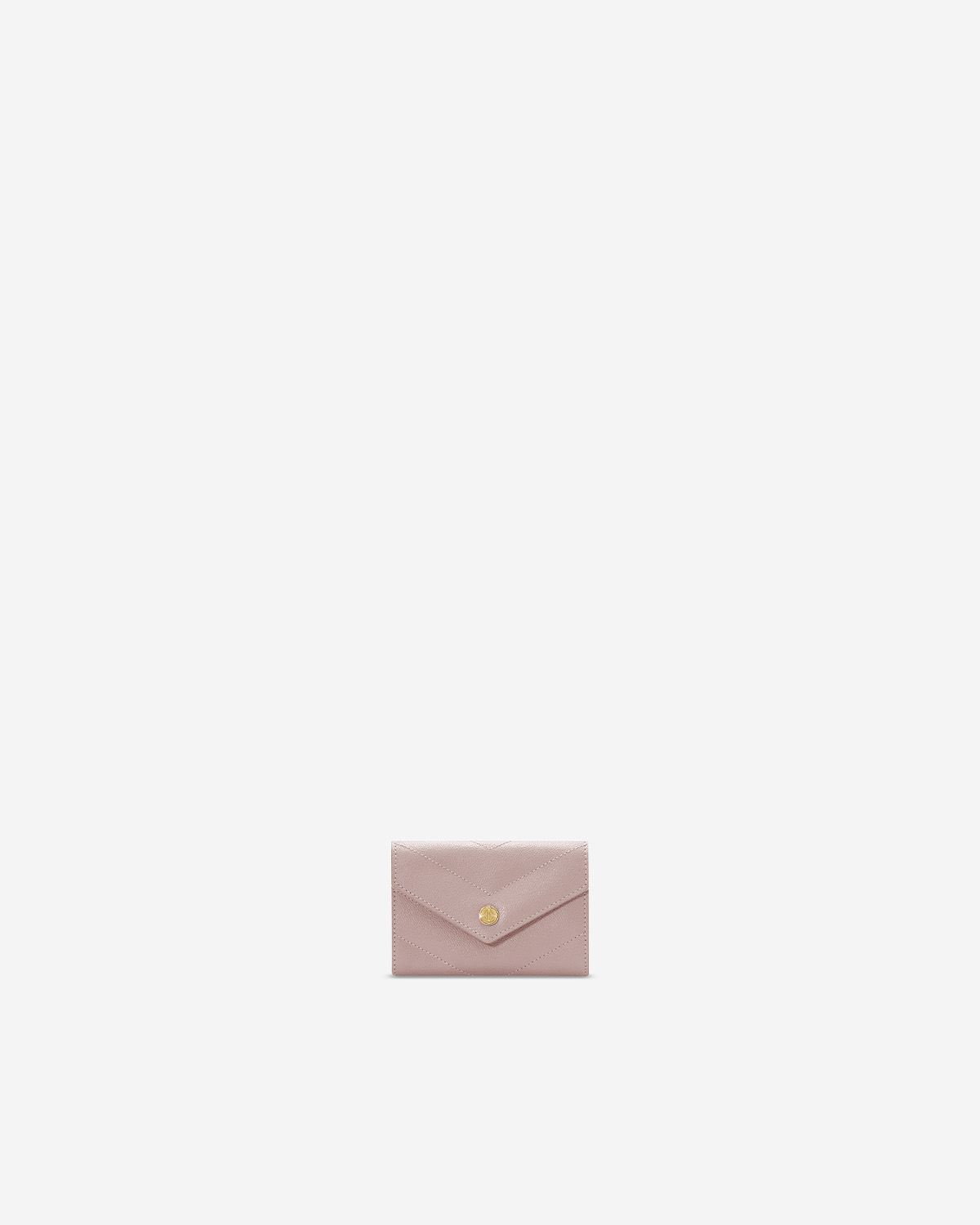 VERA CAVIAR Envelop Wallet in Rose Quartz กระเป๋าสตางค์ทรง envelop ทำจากหนังแท้ลาย Caviar สี Rose Quartz