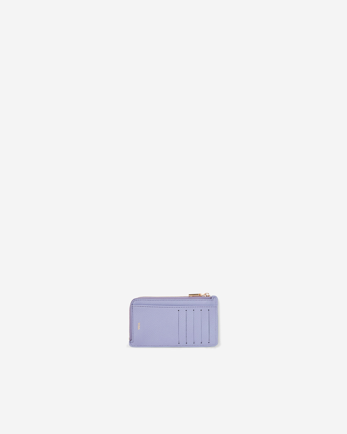 VERA Emily Long Card holder in Charming Purple กระเป๋าใส่บัตรหนังแท้ ทรงยาว พร้อมช่องซิบ สีม่วง
