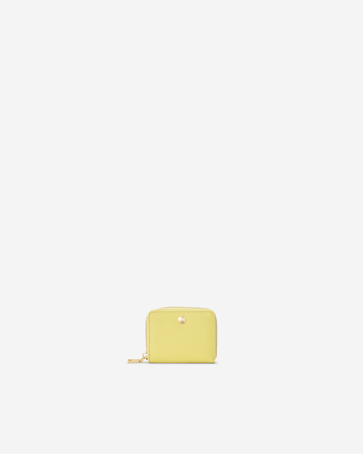 VERA Emily Zipped Wallet in Happy Yellow กระเป๋าใส่บัตรหนังแท้ ทรงยาว พร้อมช่องซิบ สีส้ม