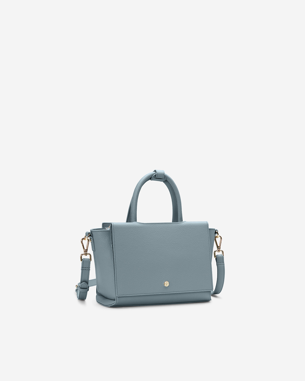 กระเป๋าถือหนังแท้ VERA Heidi Leather Handbag, ไซส์ 22 สี Cloud