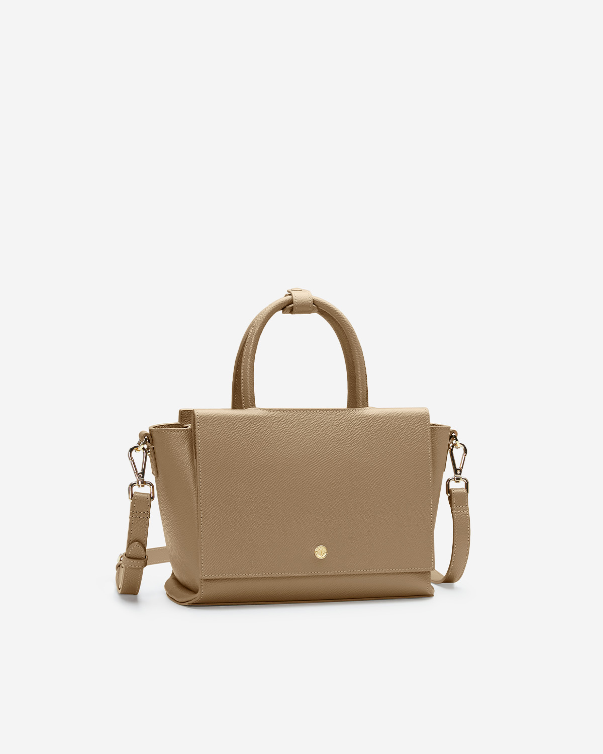 กระเป๋าถือหนังแท้ VERA Heidi Leather Handbag, ไซส์ 28 สี Martini Olive