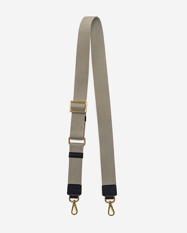 VERA Kenneth Canvas Strap in Taupe