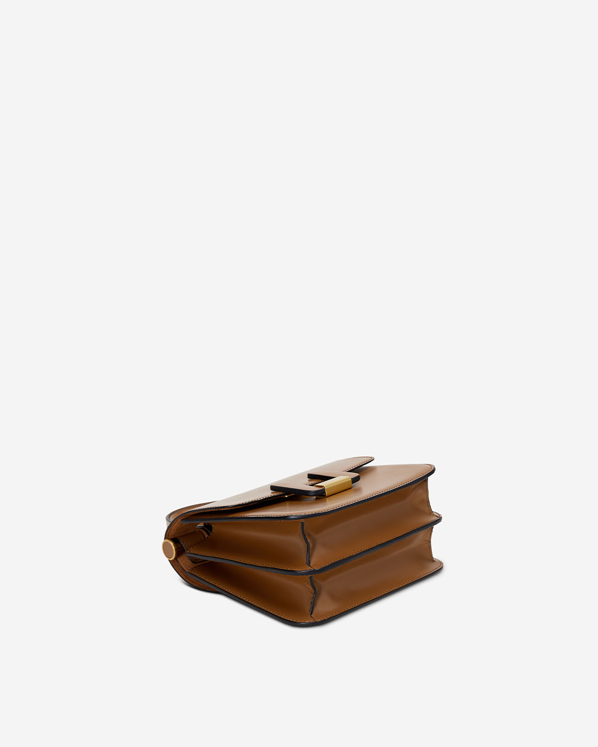 กระเป๋าคล้องไหล่ Shoulder bag หนังแท้ VERA U Edition Letterbox สี Caramel Glaze