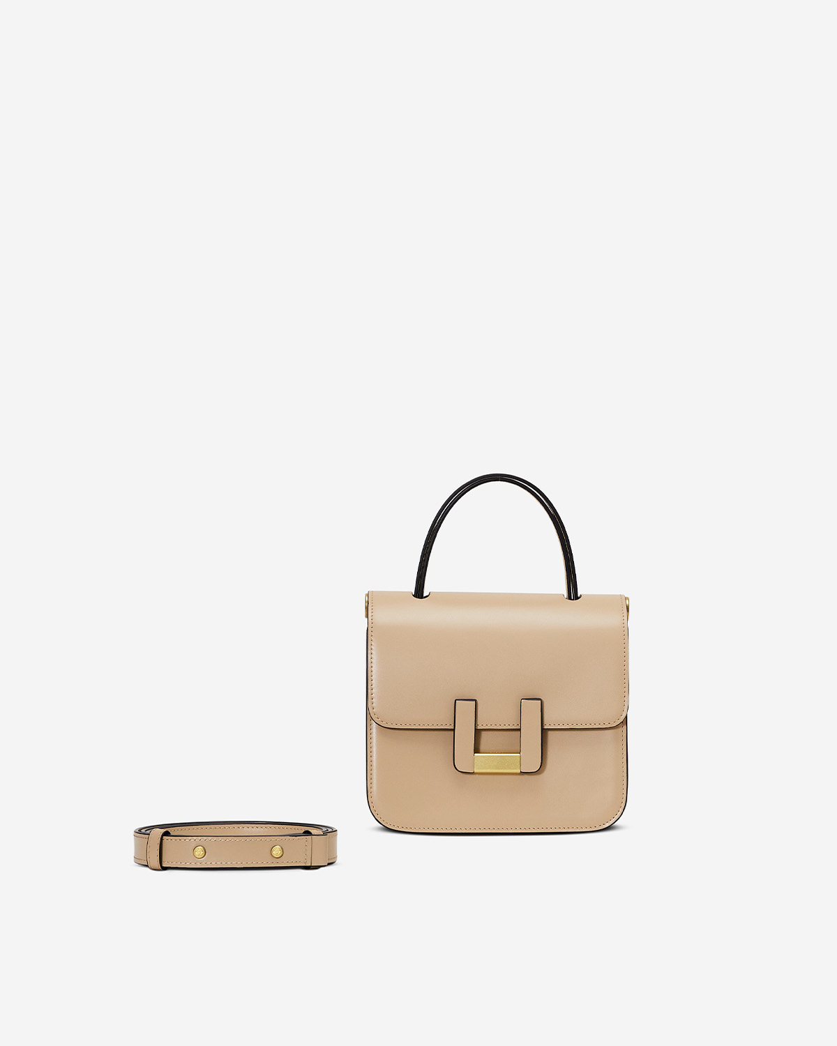 กระเป๋าคล้องไหล่ Shoulder bag หนังแท้ VERA U Edition Letterbox สี Gobi Desert