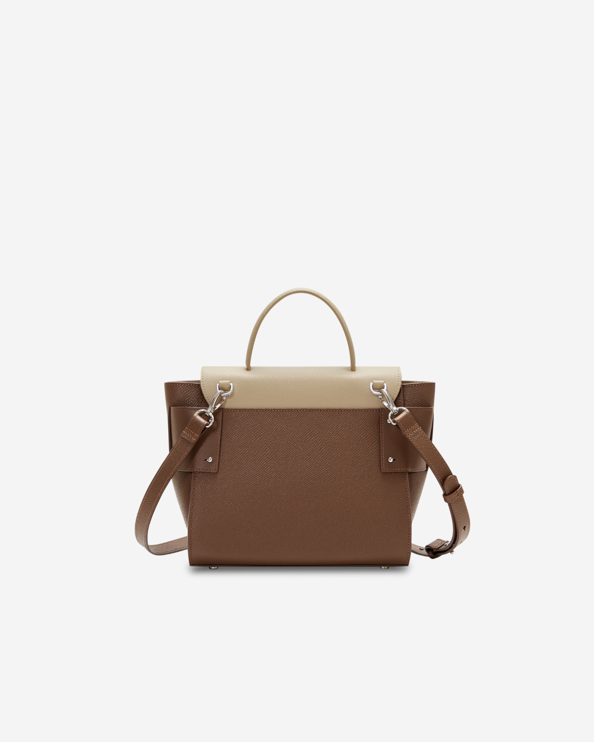 กระเป๋าถือหนังแท้ VERA Margo Leather Handbag, Size 24 สี Perfect Mocha Mousse