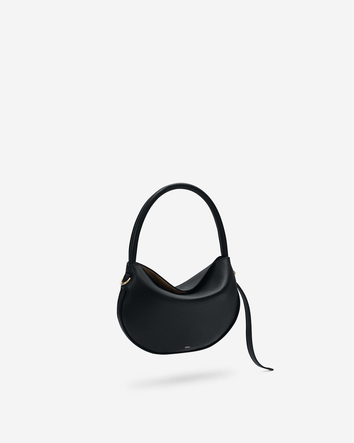 กระเป๋าคล้องไหล่ Shoulder bag หนังแท้ VERA Munne Leather Shoulder Bag สี Black
