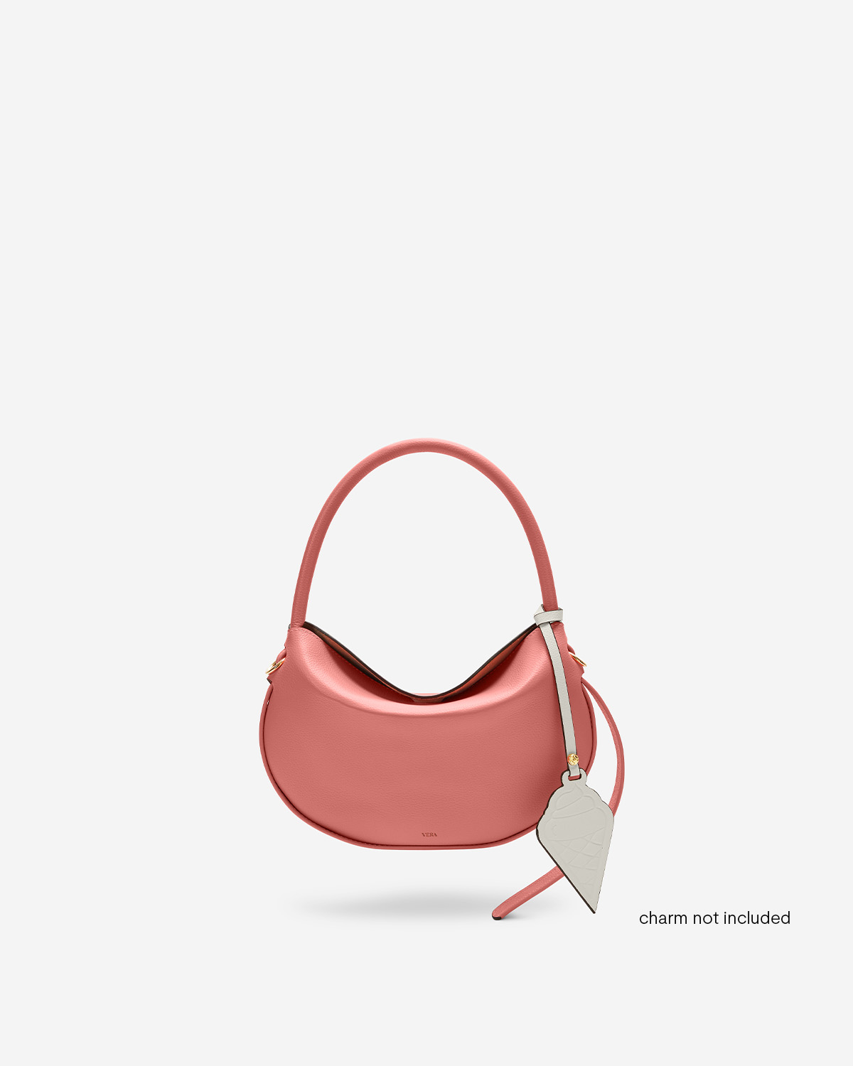 กระเป๋าคล้องไหล่ Shoulder bag หนังแท้ VERA Munne Leather Shoulder Bag สี Rose Velour