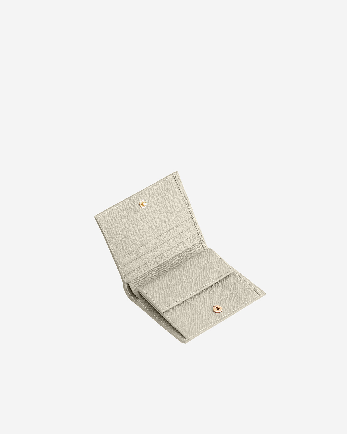 กระเป๋าสตางค์หนังแท้แบบพับ 2 ทบ VERA Petite Wallet สี Calming Beige